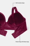 Zivame True Curv Lightly Lined Wired High 3/4Th Coverage Super Support - Beet Red — thumbnail 7